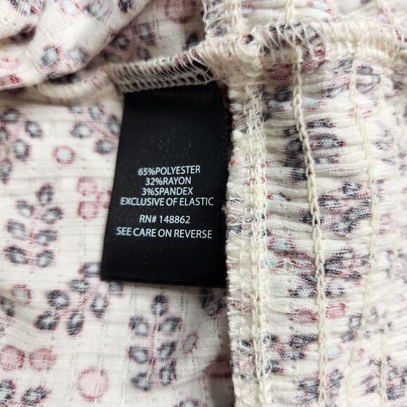 Torrid Textured Jersey Choker Neck Smocked Bottom Top 2X - Picture 9 of 9